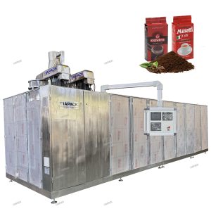 Автоматична двокамерна машина для вакуумного формування цегли з упаковкою та наповненням