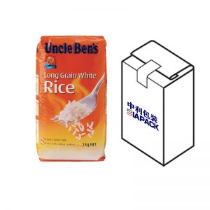 Мішок з плоским дном і верхньою маркуванням для зерна