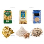 Автоматичне формування мішка з плоским дном, наповнення, маркування, упаковка для зерна